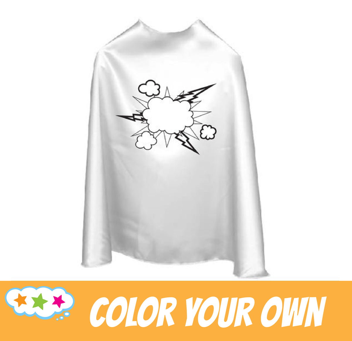 Color Your Own Superhero Cape – Superfly Kids