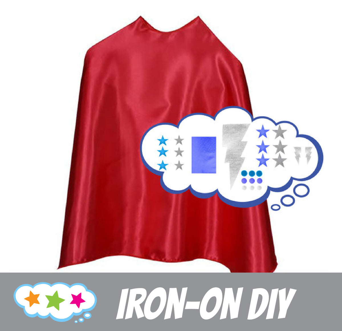 Iron On Cape Kits Superfly Kids