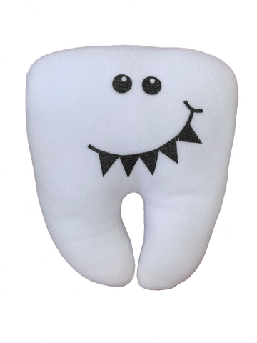 Tooth Fairy Pillow - White Sharky