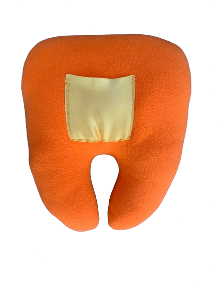 Tooth Fairy Pillow - Sharky Orange